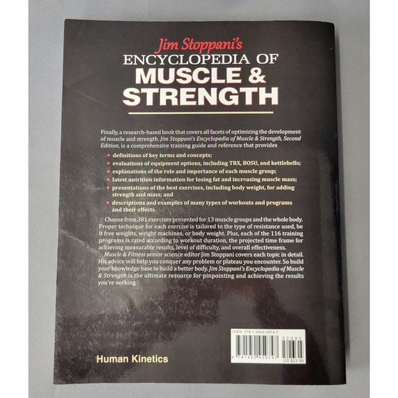 Jim Stoppani's Encyclopedia of Muscle and Strength Book by Jim Stoppani 2015 PB - Picture 15 of 16